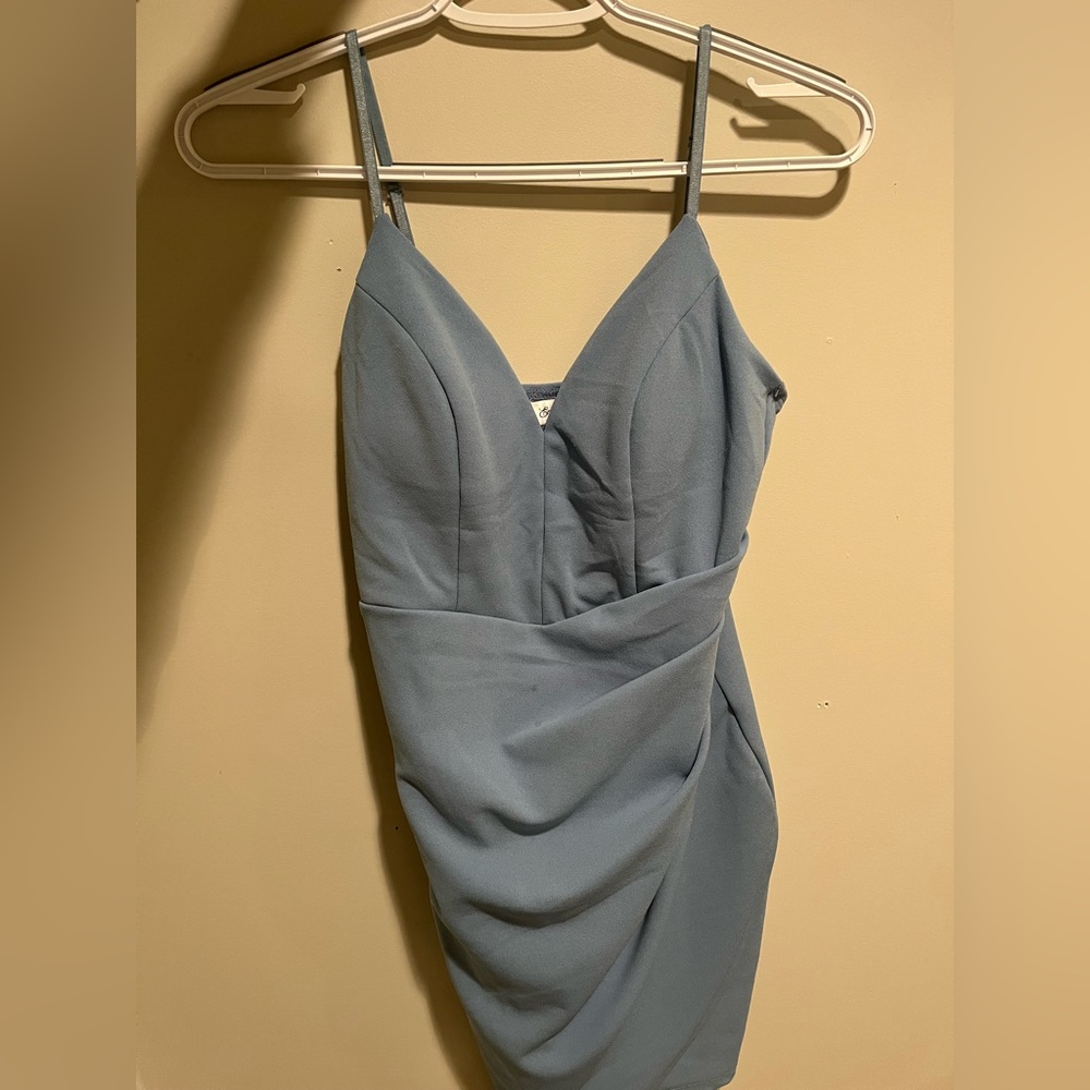 Formal Blue Dress Emerald Sundae small